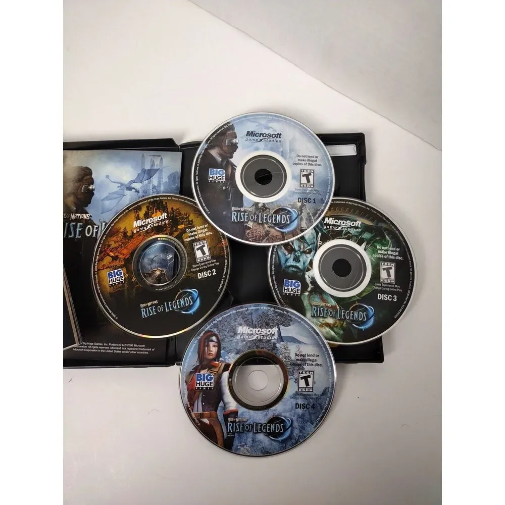 Rise of Nations: Rise of Legends (PC, 2006) Complete Box Game COMPLETE ~ EUC